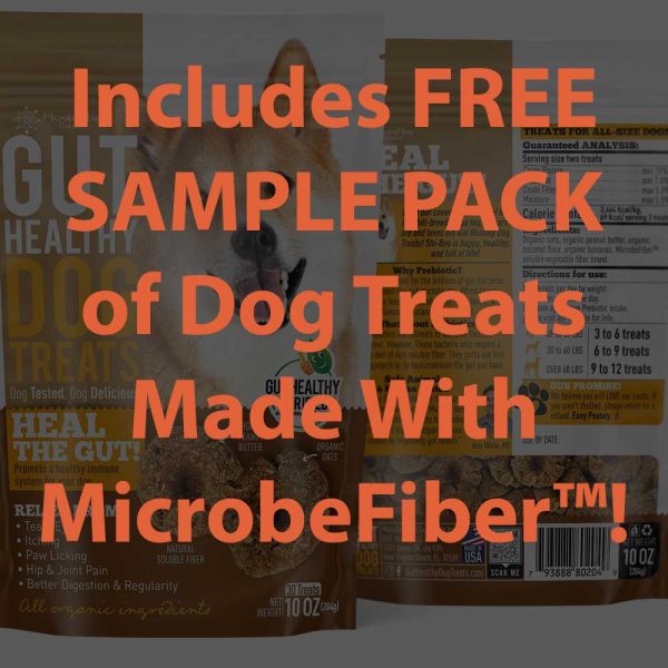 gut healthy microbefiber dog treats